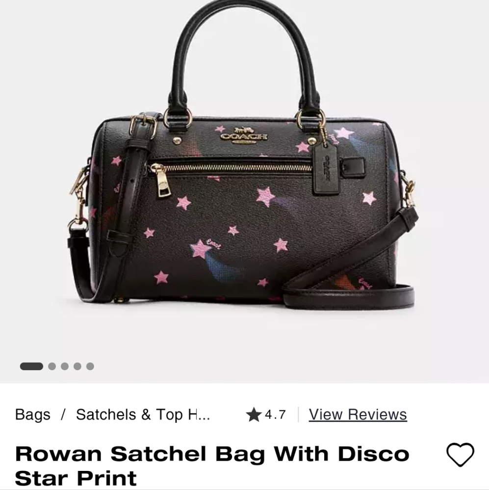 Coach Rowan Tote in Disco Star